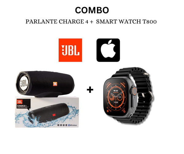 Parlante JBL + Smartwatch Ultra de Apple